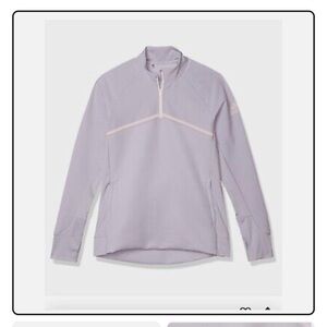 Adidas Hybrid QTR ZJ Zip Lavender Golf Jacket. Size M